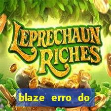 blaze erro do servidor interno